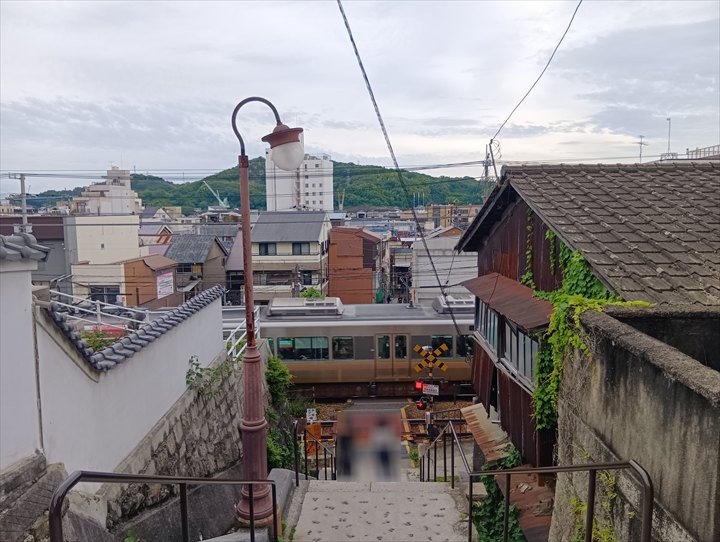 千光寺から階段