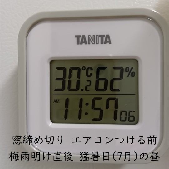 夏の温度計